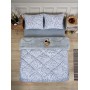 ETE HOMETEX ÇİFT KİŞİLİK LÜX WELSOFT YORGAN SETİ 195X215CM ZEBRA GRİ 8696474231950